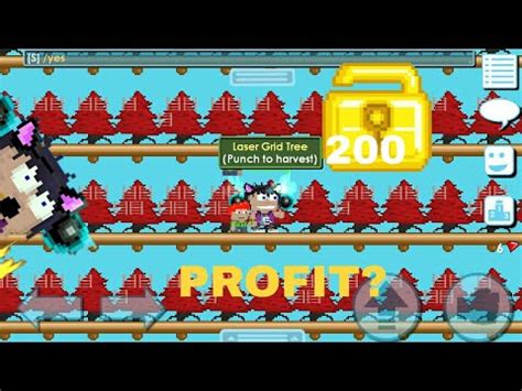 Harvesting Full Lgrid Tree Growtopia YouTube