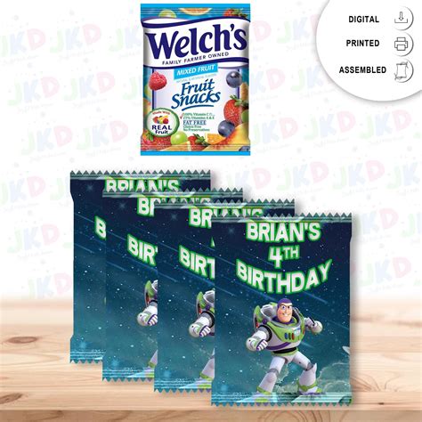 Buzz Lightyear Fruit Snack Digital And Physical Options Etsy