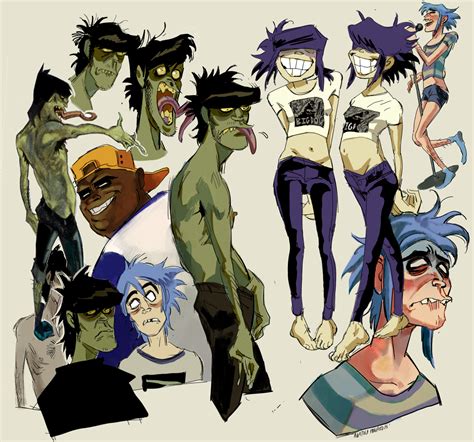 ANATOLA HOWARD Murdoc Gorillaz Gorillaz Fan Art Storyboard Sunshine