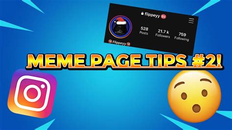 Meme Page Tips How To Start And Grow An Instagram Meme Page