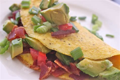 Cali Omelette My Way Stuffed With Avocado Bacon And Pepper Jack Cheese — Dash Of Les