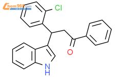 3 2 Chlorophenyl 3 1H Indol 3 Yl 1 Phenylpropan 1 One 866892 92 4