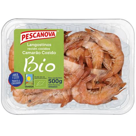 Camarão Cozido 40 60 Biológico Fresco PESCANOVA Nutripédia