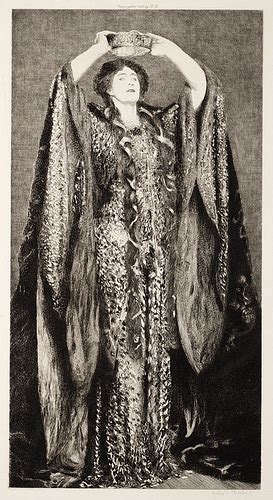 Portrait Of Ellen Terry As Lady Macbeth Etching