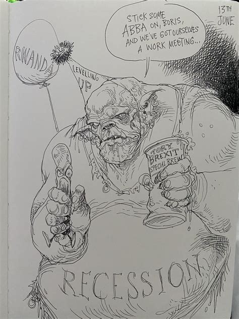 Chris Riddell On Twitter Five Yearsa Sketchbook Of Political