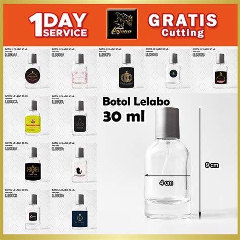 Jual Stiker Botol Parfum LeLabo 30 Ml Parfume Sticker Label Custom Le