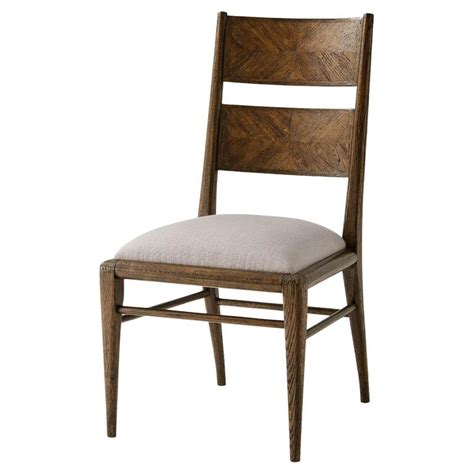 Modern Rustic Oak Dining Chair Dark Oak For Sale At 1stdibs