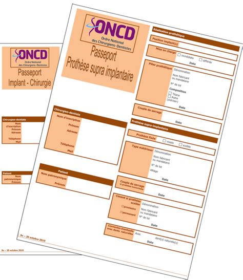 Votre Passeport Implantaire Implant Dentaire Nord