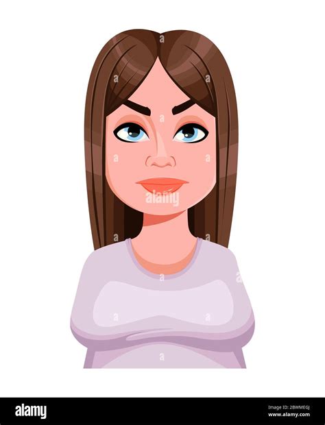 Plus Size Woman Face Stock Vector Images Alamy