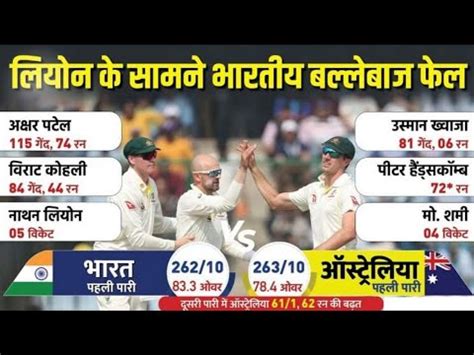 Ind Vs Aus Nd Test India Vs Australia Nd Test Ind Vs Aus