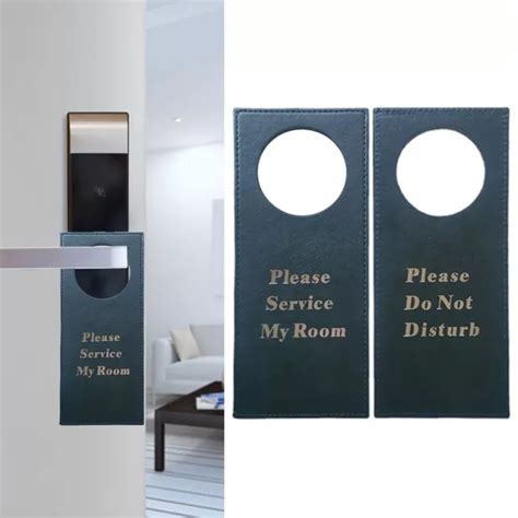 Please Do Not Disturb Hotel Bulletin Board Double Sided Door Hanger