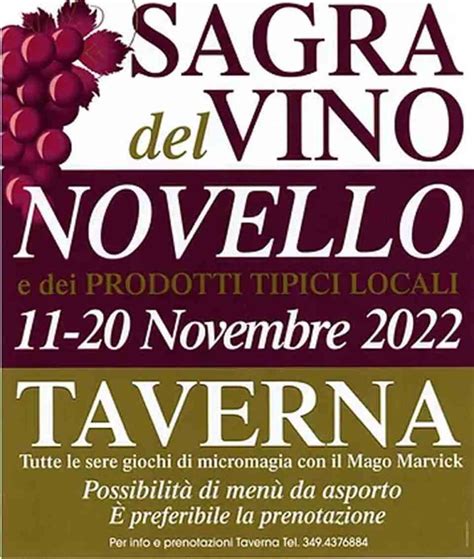 Sagra Del Vino Novello Ad Acquasparta Tr Italia Eventi News