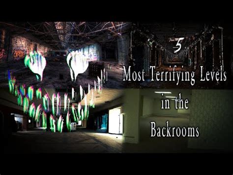 Most Terrifying Levels In The Backrooms Youtube