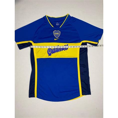 Boca Juniors Roman Riquelme Retro Jersey Kit Mens L Ebay