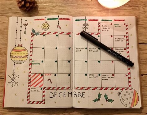 Bullet Journal Decembre 2018 Bullet journal décembre Bullet journal