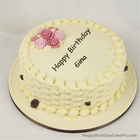 ️ Happy Birthday Cake for Girls For Gina