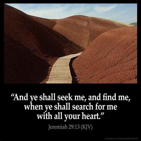 Jeremiah 29:13 Inspirational Image