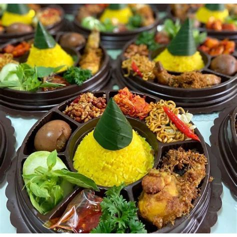 Jual Tumpeng Mini Nasi Box Nasi Kuning Nasi Bento Nasi Uduk