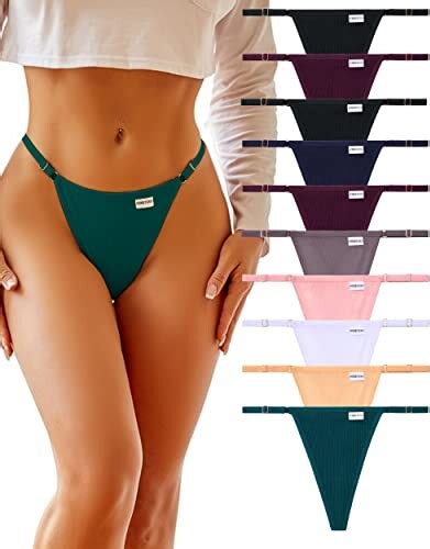 Finetoo G String Thong Women S Set Of Cotton Seamless T Back Thongs