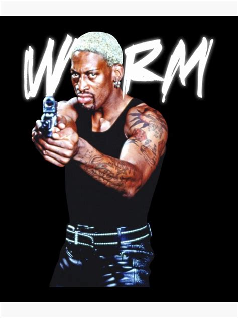 Dennis Rodman Fan Art Poster For Sale By Timhyeuf Redbubble