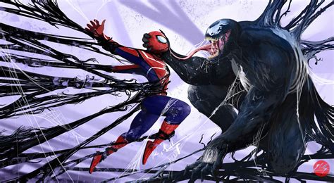 Venom Vs Spiderman Wallpapers - Top Free Venom Vs Spiderman Backgrounds ...