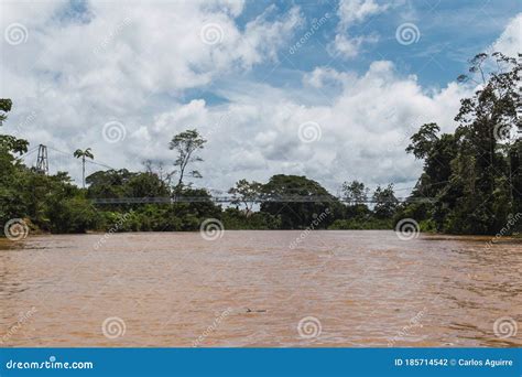 Bridge Over the River in the Amazon, Metal Structure, Large Bridges Stock Photo - Image of lake ...