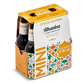 Alhambra Cerveza Alhambra Especial Pack 6 Botellas 20 Cl