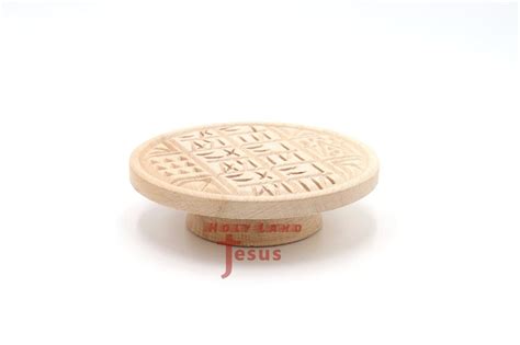 WOOD Bread Stamp Holy Land Prosphora Orthodox Liturgy Traditional Greek ...