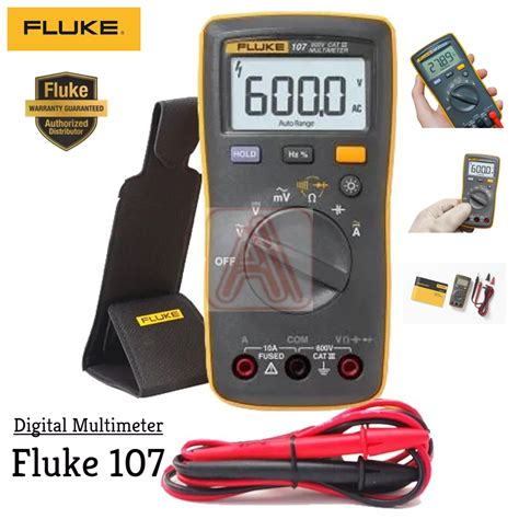 FLUKE 107 Palm Sized Digital Multimeter Original Lazada