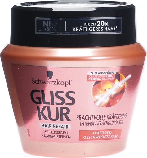 Gliss Kur Intensiv Maske Magnificient Str 200ml in der Adler Apotheke