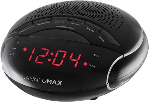 Amazon HANNLOMAX HX 134CR PLL Alarm Clock Radio AM FM Radio Dual