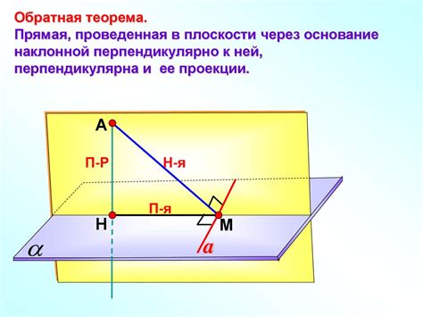 Теорема о трех перпендикулярах - презентация онлайн