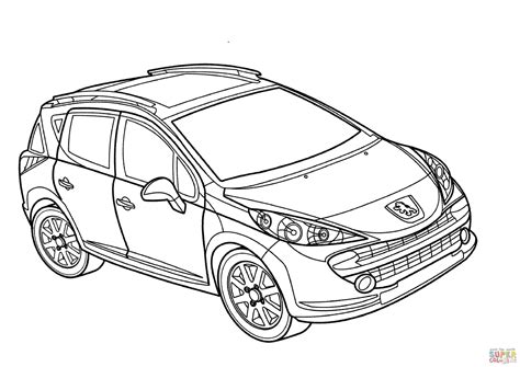 22 dessins de coloriage peugeot à imprimer sur LaGuerche Page 3