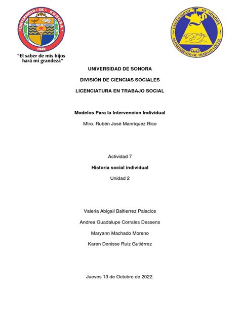 Historia Social Individual De Alexis Análisis De Su Educación Trayectoria Laboral Y Contexto