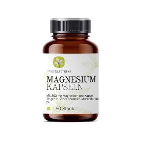 Magnesium Mg Kapseln Marienapotheke Perchtoldsdorf