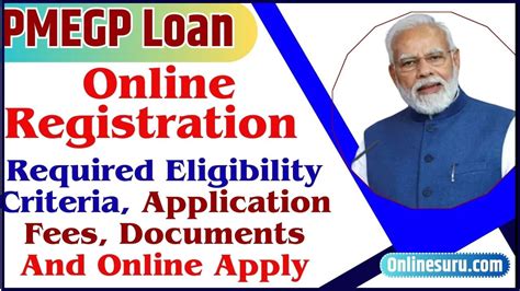 Pmegp Loan Online Registration Required Eligibility Criteria