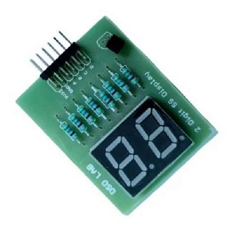 Rectangle Common Cathode 2 Digit Seven Segment Display Module For