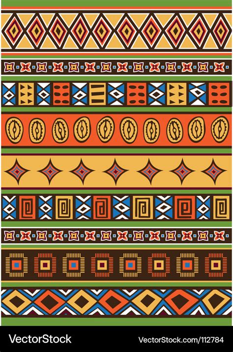 African Pattern Royalty Free Vector Image Vectorstock