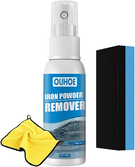 Amazon OUHOE Iron Powder Remover 1oz 3 5oz Car Rust Removal Spray