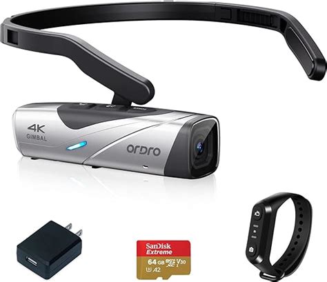 Amazon.com : Ordro EP8 Ultra HD 4K Camcorder 60FPS Vlog Hands-Free Head ...