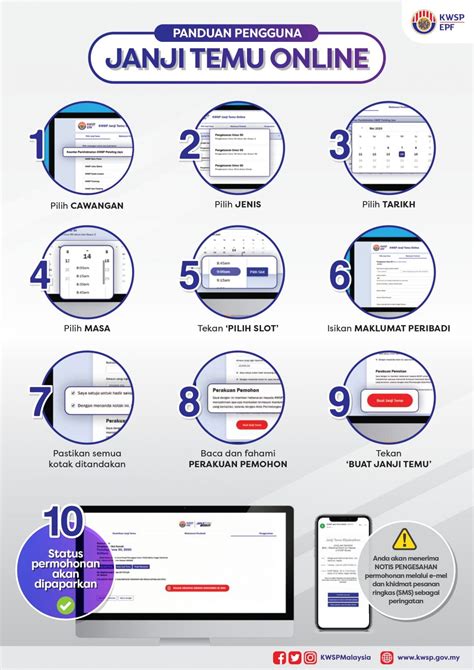 Cara Membuat Janji Temu Online Jto Kwsp Untuk Sebarang Urusan Kaunter