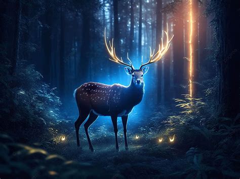 Beautiful Deer In The Forest