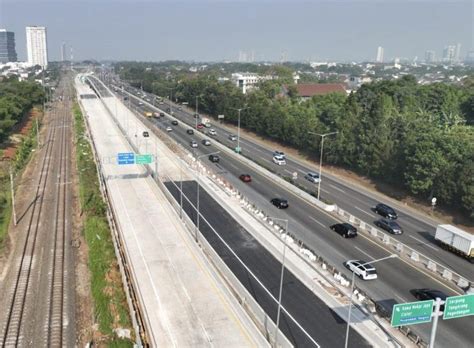 Proyek Km Jalan Tol Ruas Pondok Aren Serpong Siap Difungsionalkan