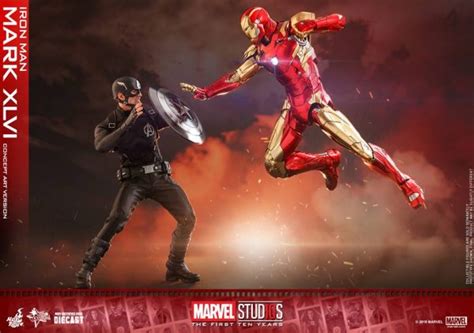 Hot Toys Th Scale Iron Man Mark XLVI Concept Art Version Rio X Teir