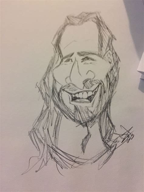 Fan Art Quick Sketch Of Seth Rollinscrossfit Jesus Rsquaredcircle