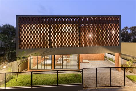 Gallery Of Brick Lattice House Srijit Srinivas Architects 21