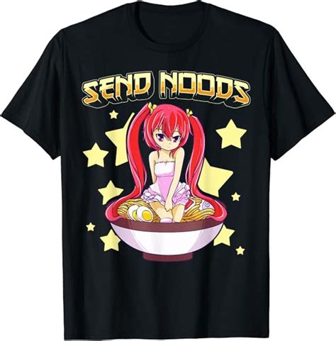 Send Noods Cute Anime Girl Inside A Ramen Bowl T T Shirt