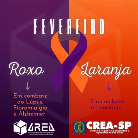 AREA Fevereiro Roxo E Laranja