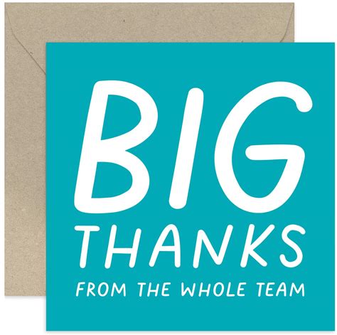 Buy Old English Co Leaving Card For Colleague Big Thanks From Whole