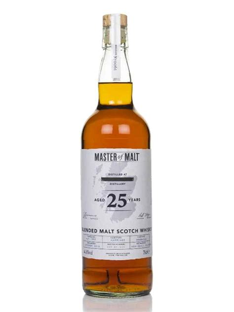 Master Of Malt 1993 25 Year Old Single Cask Blended Malt Scotch Whisky The Whisky List